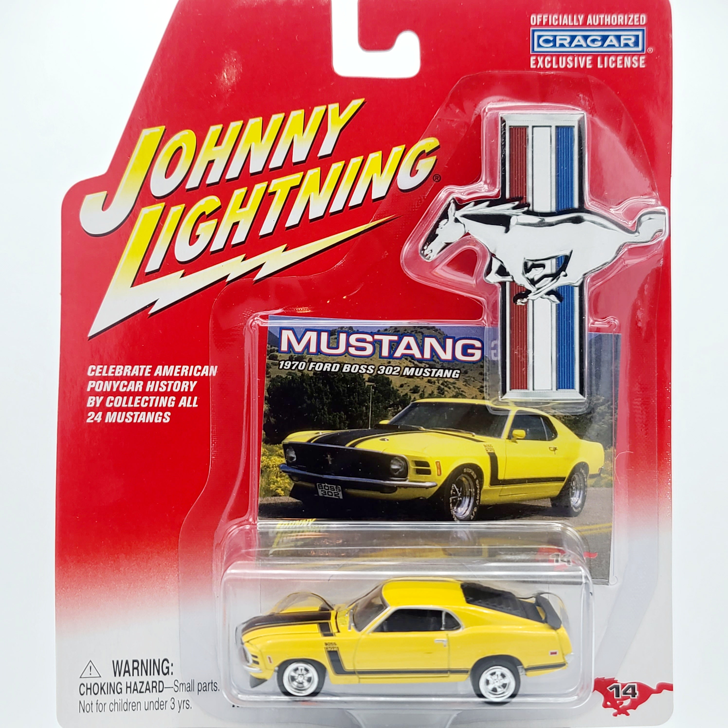 Johnny Lightning '70 Ford Mustang Boss 302 - 1:64 (2003 Mustang Series Release 3)